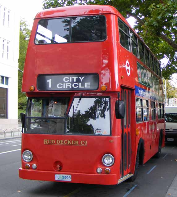 Red Decker Leyland Atlantean PMC 303